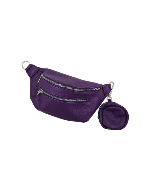 Crossbodybag mittelgroß mit zwei Reißverschlüssen und kleinem Geldbeutel extra